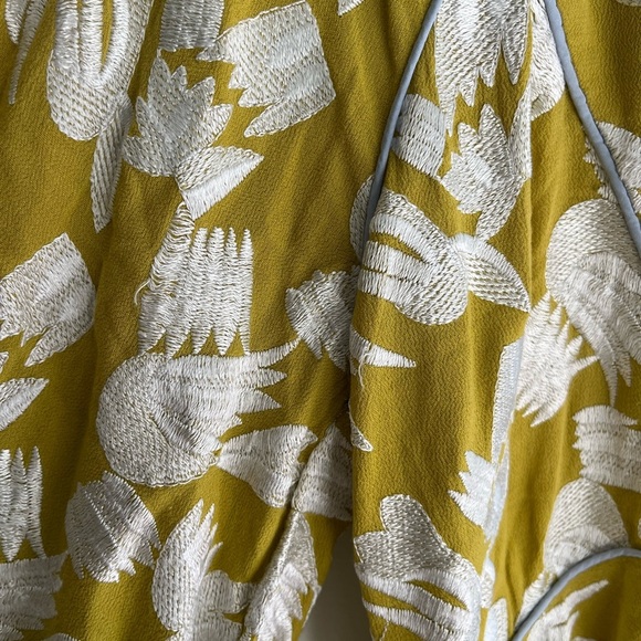 HUNTER BELL Mustard Grayson Top Size Small - Picture 6 of 8